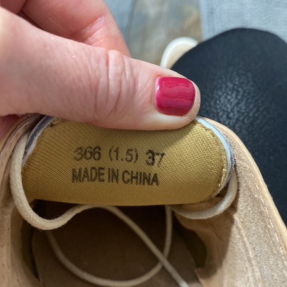 BRAND NEW Dadawen Nude Patent Leather Oxfords. Sz 7 (37) women’s (Real Leather) - Picture 13 of 13